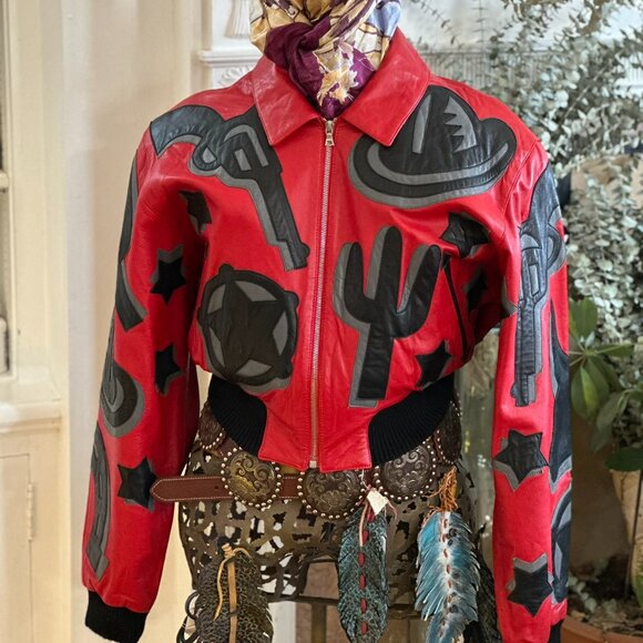 North Beach Leather Western Jacket - Picture 1 of 8